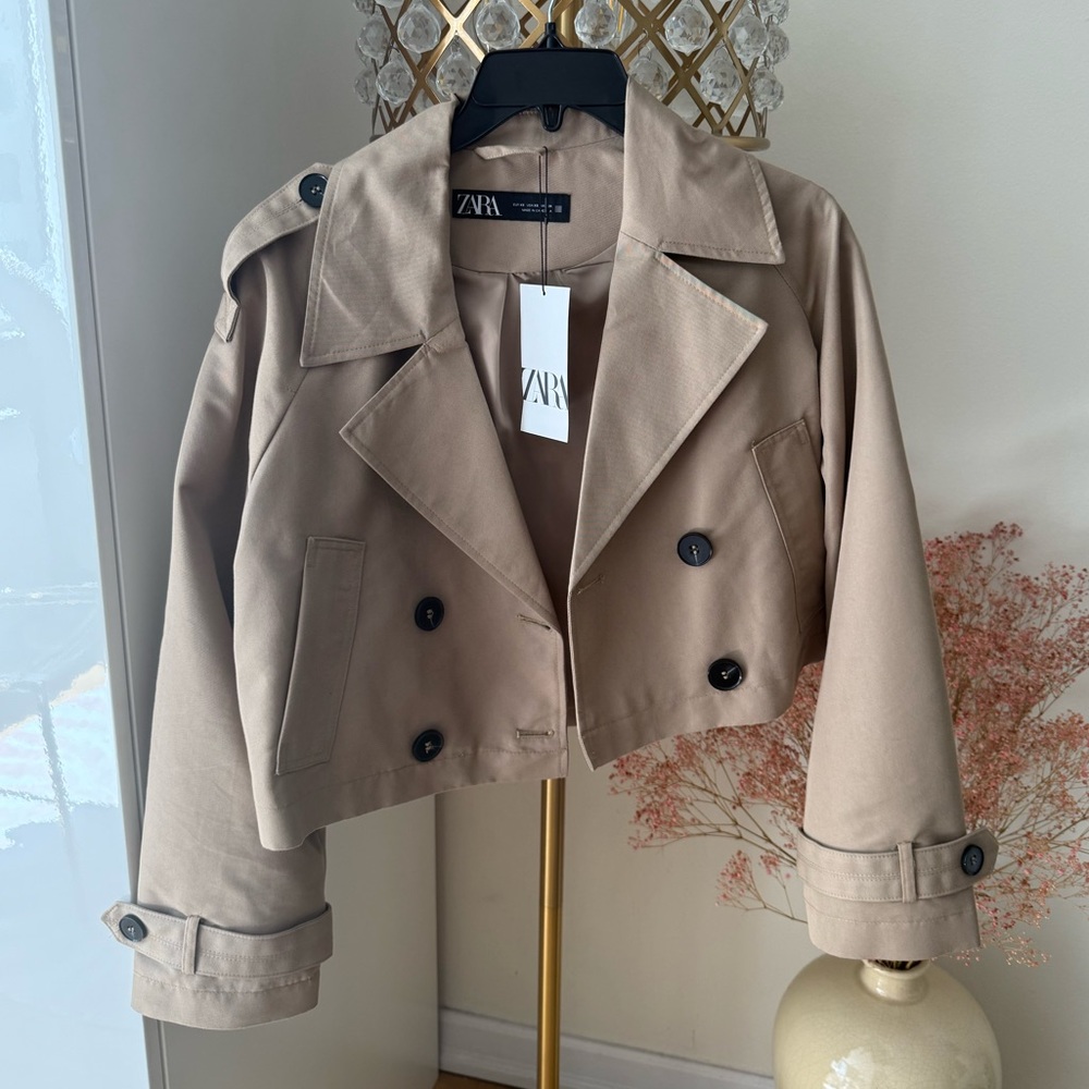 Zara Short Trench Jacket